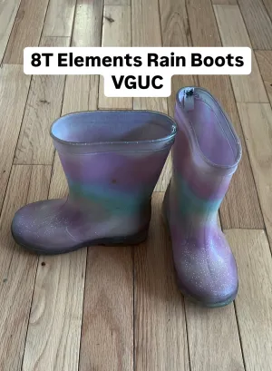 8T Rain Boots, Shoes 8 (Toddler:2-4yr)