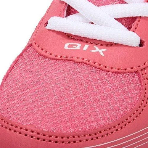 Big Size Casual Color Match Sport Breathable Mesh Lace Up Sneakers