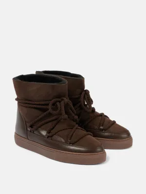 Classic leather snow boots
