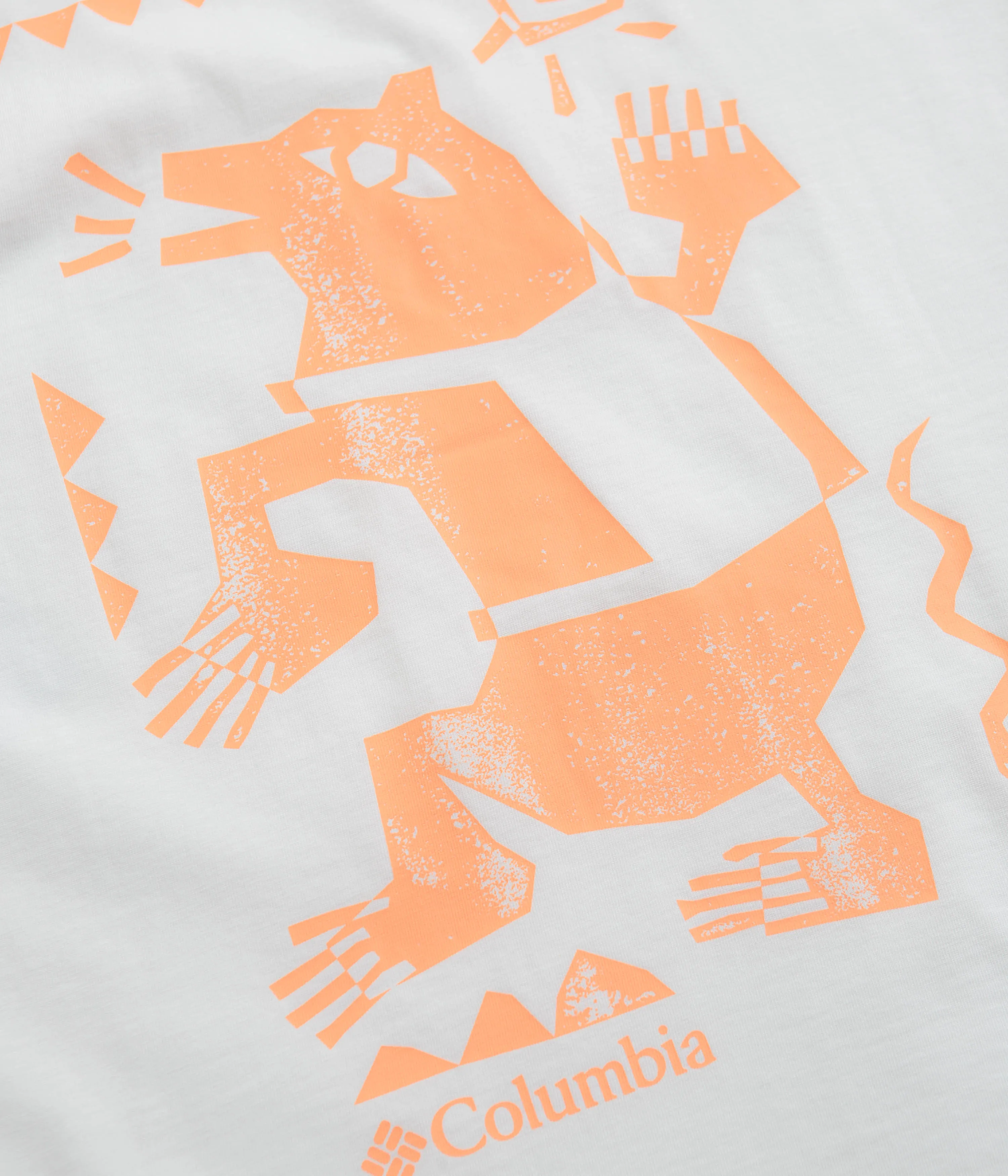 Columbia Explorers Canyon Back T-Shirt - White / Bearly Tribe