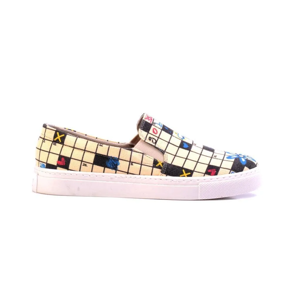 Crossword Slip on Sneakers Shoes VN4501