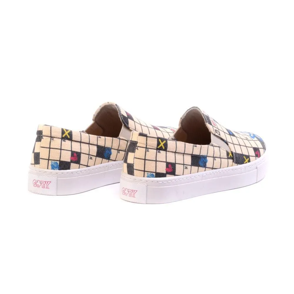 Crossword Slip on Sneakers Shoes VN4501