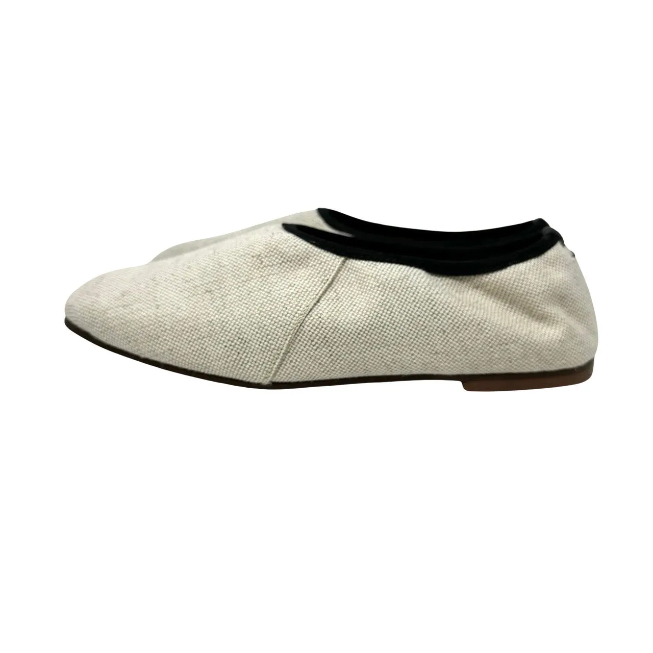 Emme Parsons Canvas High Throat Ballerina Flats