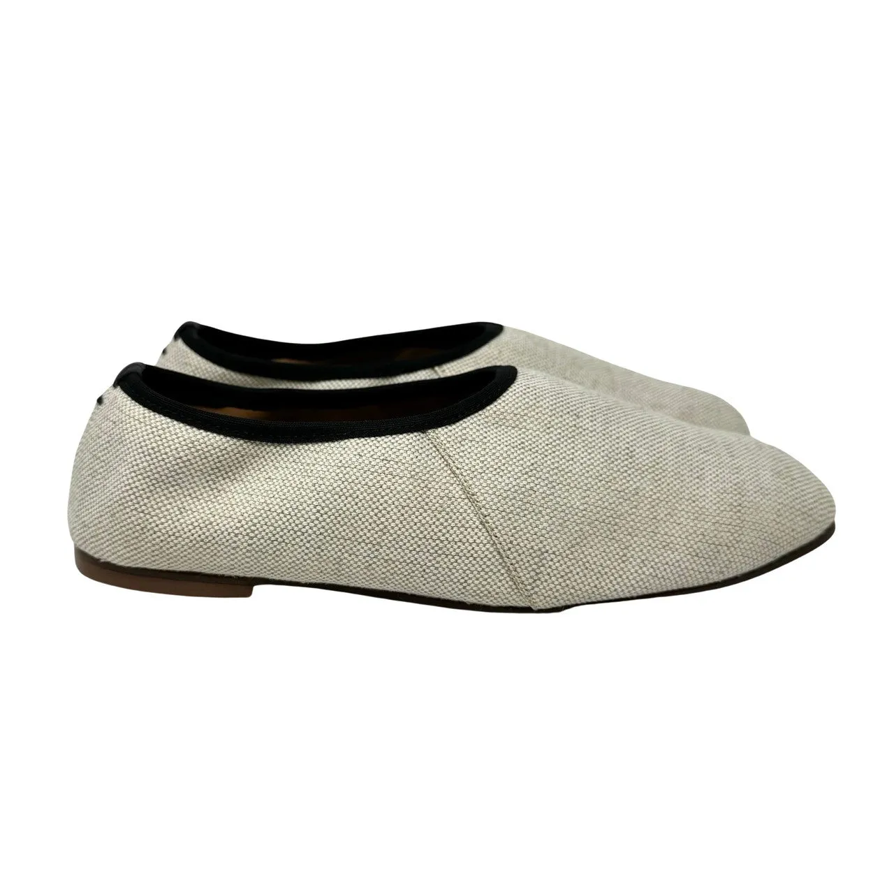Emme Parsons Canvas High Throat Ballerina Flats
