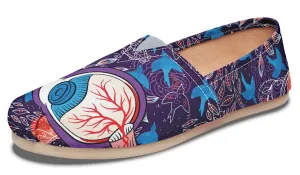 Eyeball Illustration Casual Shoes