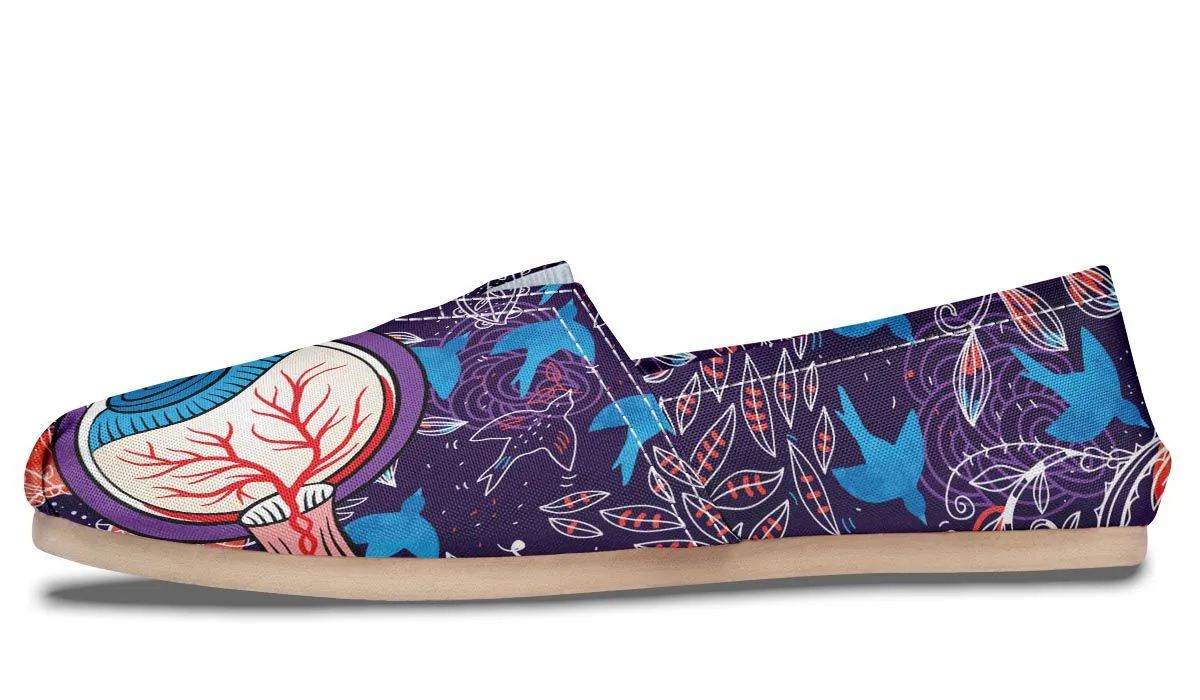 Eyeball Illustration Casual Shoes