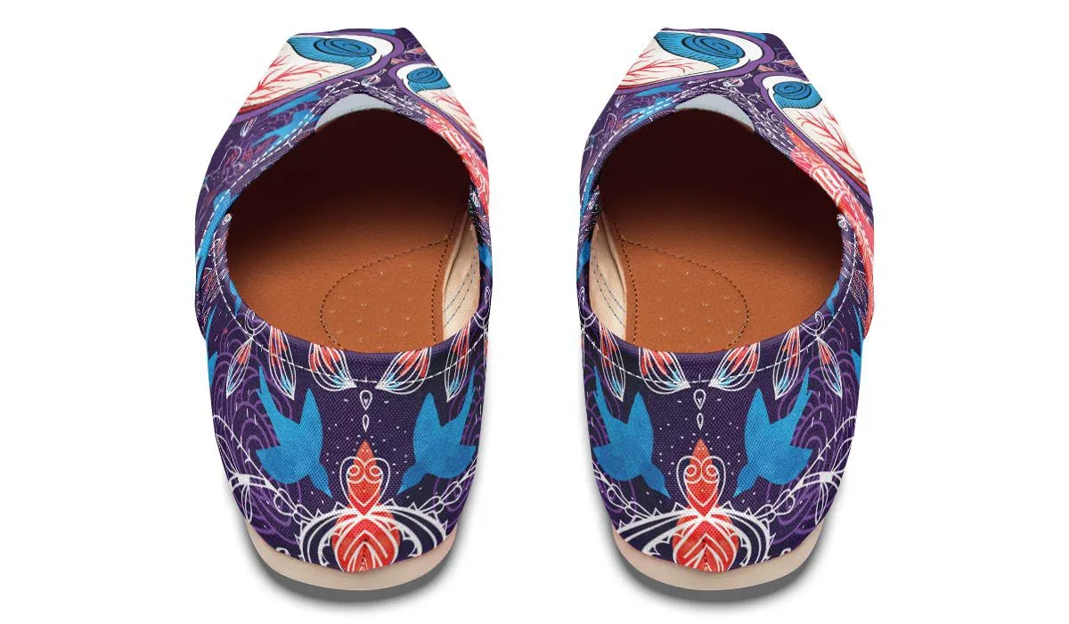 Eyeball Illustration Casual Shoes
