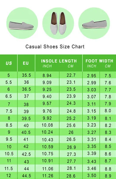 Floral Llama Casual Shoes