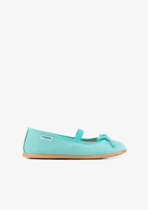Girl’s Blue Basic Ballerinas