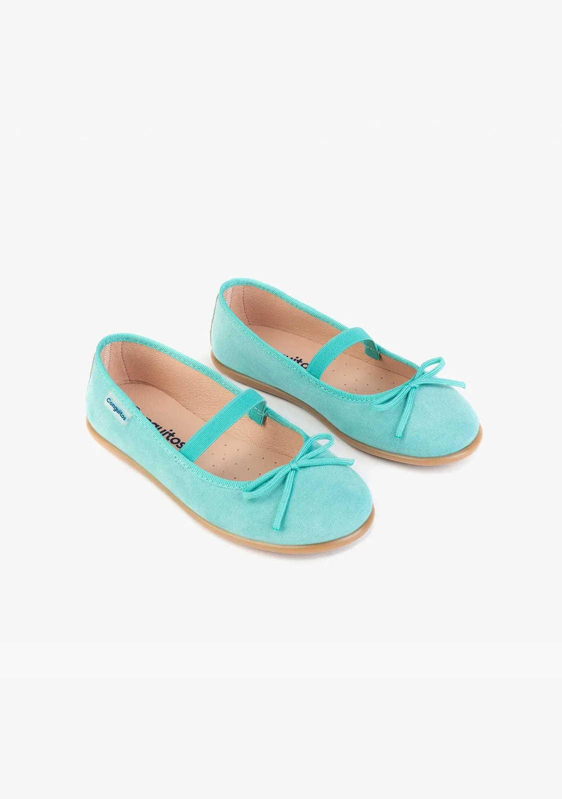 Girl’s Blue Basic Ballerinas