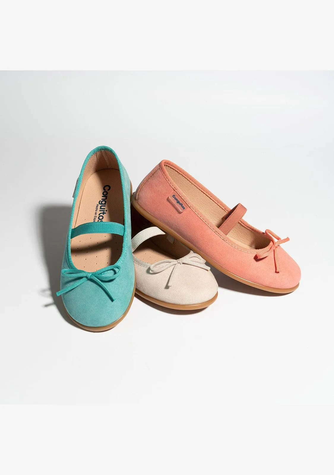 Girl’s Blue Basic Ballerinas