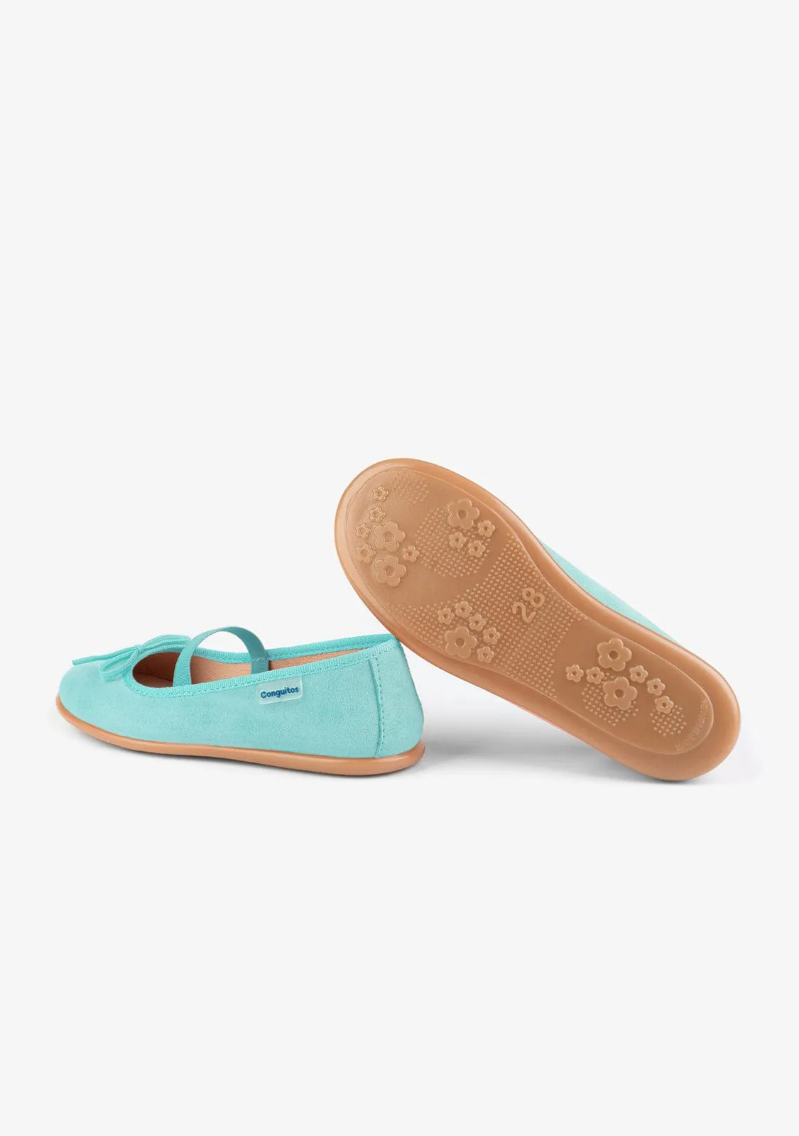 Girl’s Blue Basic Ballerinas