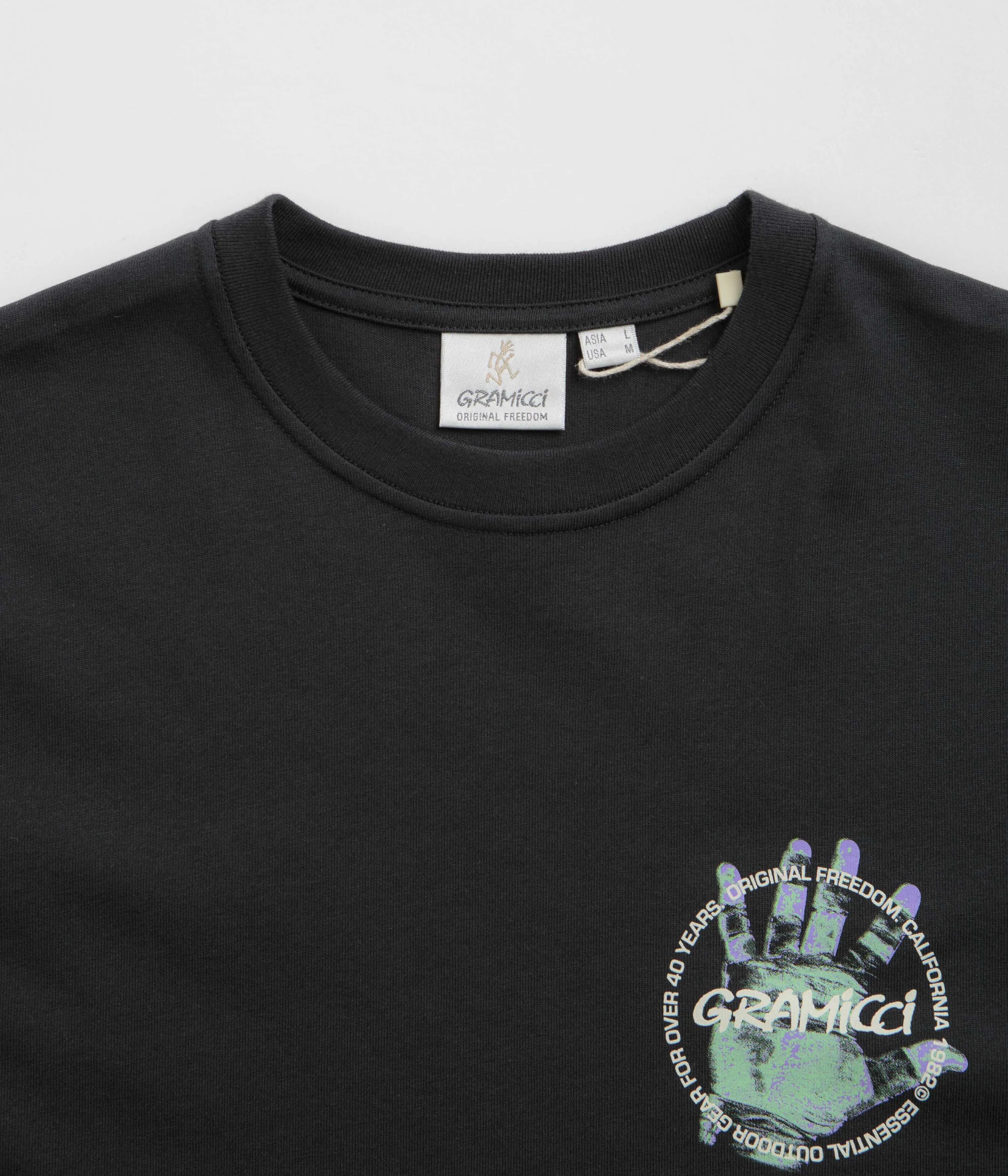 Gramicci Climbers Hand T-Shirt - Vintage Black