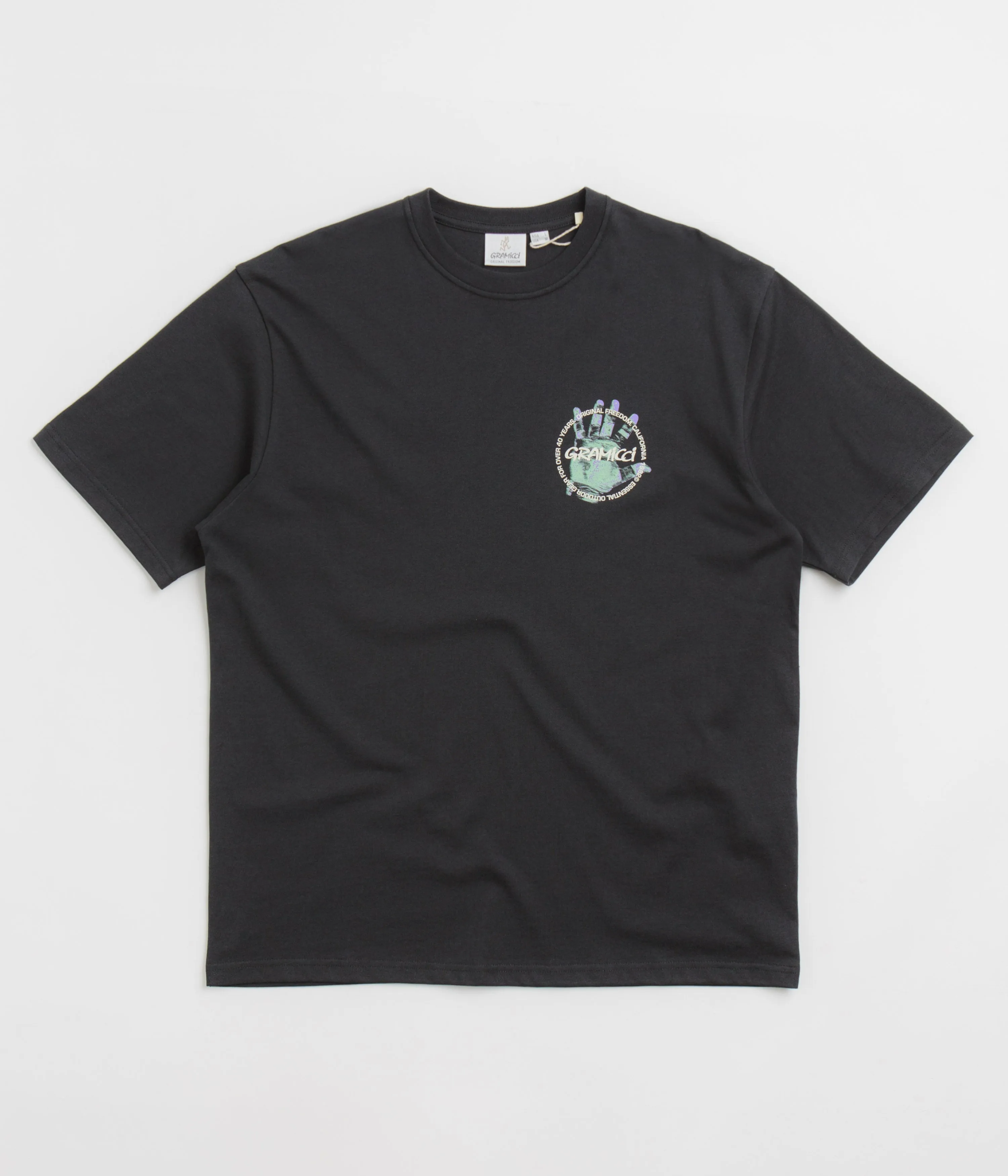 Gramicci Climbers Hand T-Shirt - Vintage Black