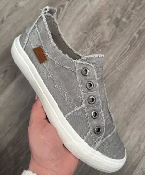 Grey Blowfish Canvas Shoes