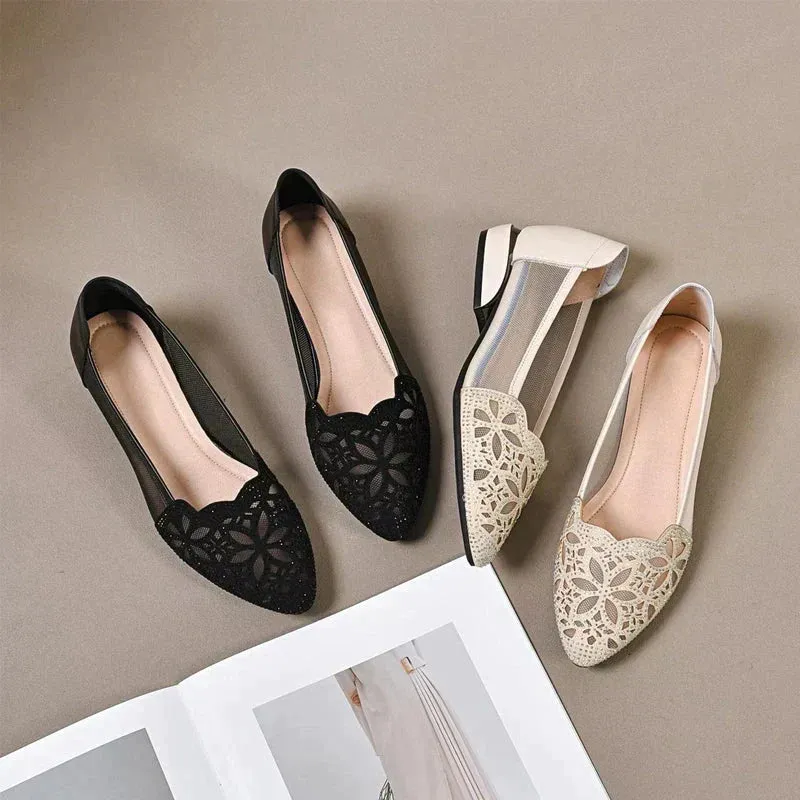 Hollow Mesh Breathable Casual Shoes for Women
