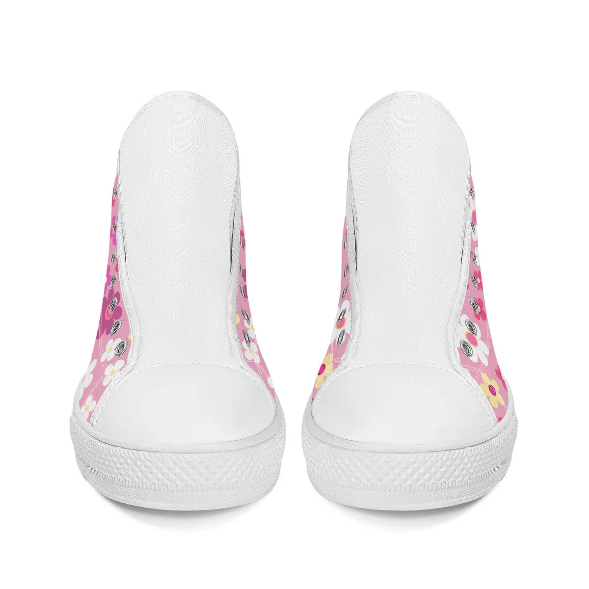 Kasumi Mist Pink High-Top Shoes