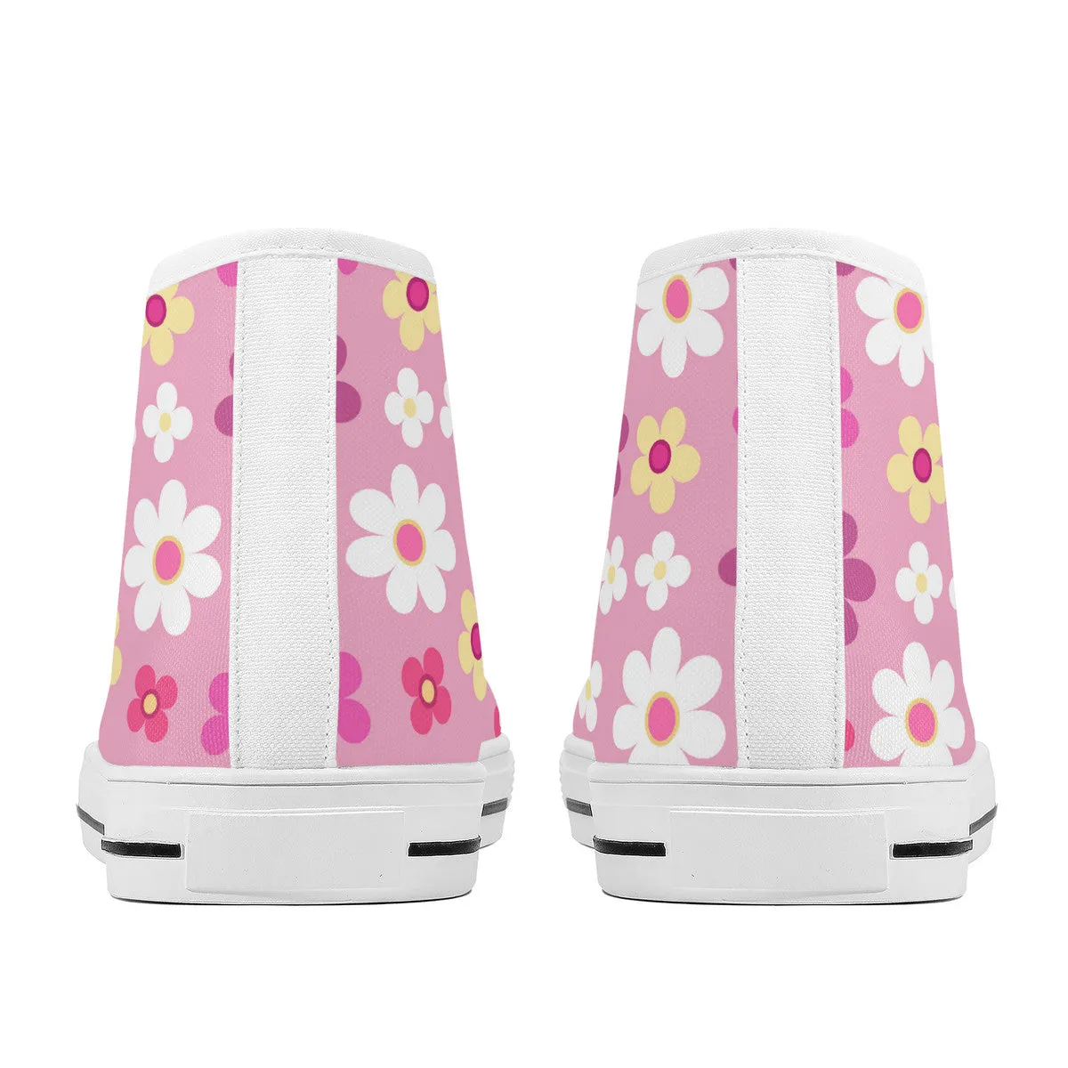 Kasumi Mist Pink High-Top Shoes