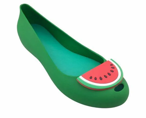 Ladies Flat Spring/Summer Rain PVC Fruit Sandals