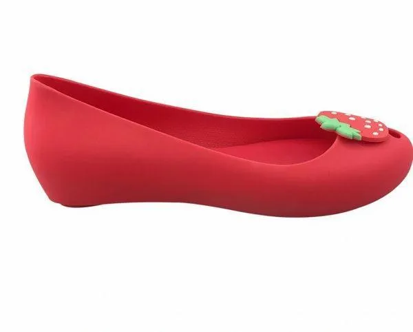 Ladies Flat Spring/Summer Rain PVC Fruit Sandals