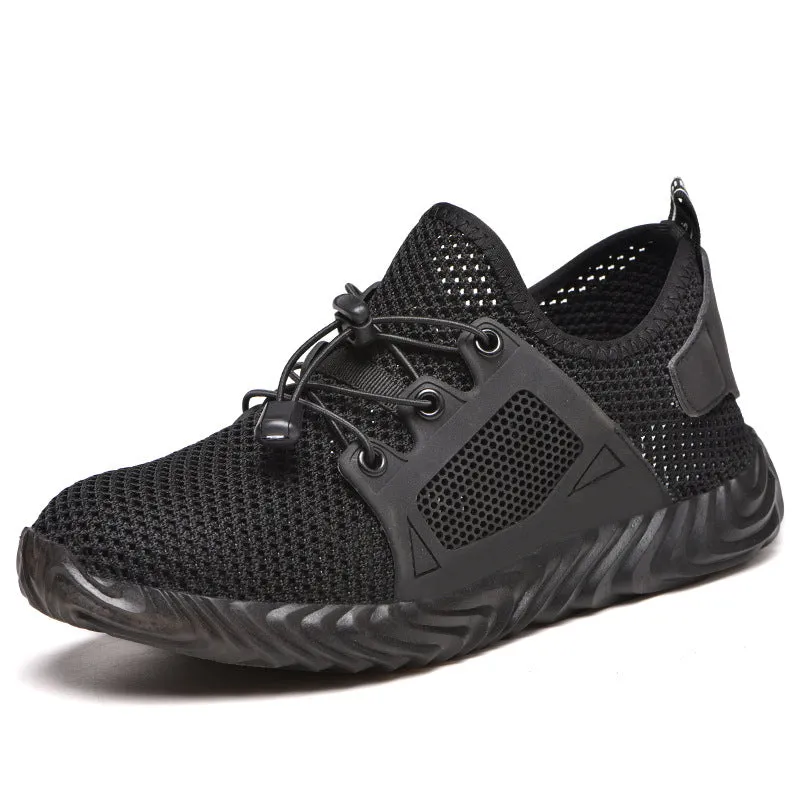Nanccy Breathable Fly-woven Hard-wearing Work Shoes