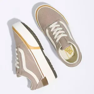 Old Skool Stacked Platform - Canvas Cobblestone