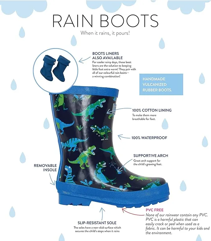 Shiny Rain Boots by Hatley
