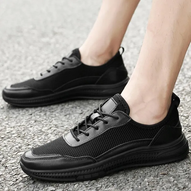 Summer mesh cloth breathable casual men's shoes