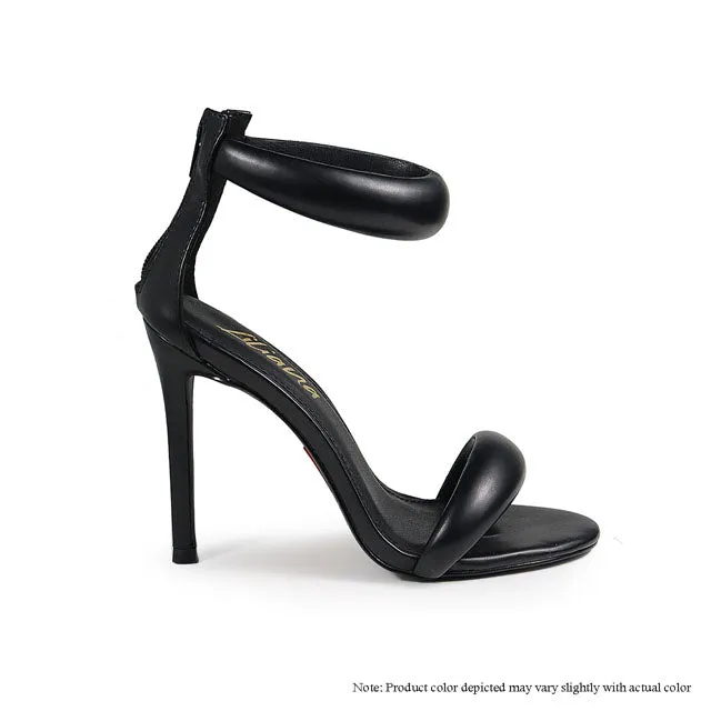 TISHA-112 Black Faux Leather