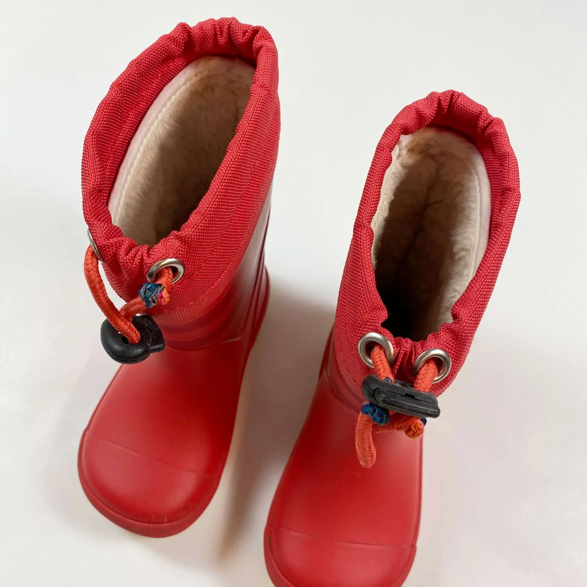 Tretorn red thermo rain boots 23