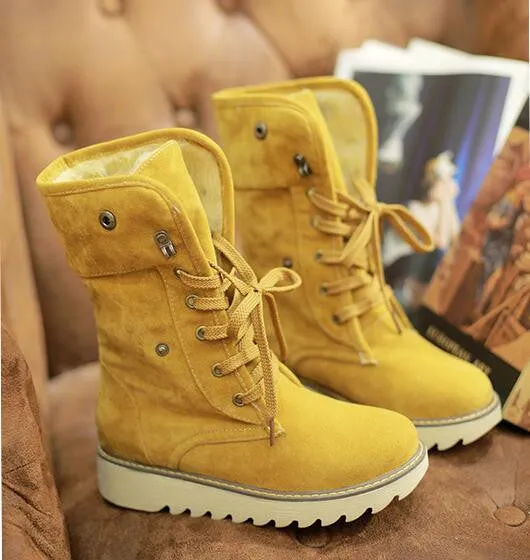Winter Flat Non-Slip Casual Snow Boots