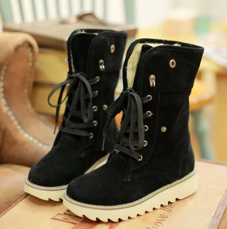 Winter Flat Non-Slip Casual Snow Boots