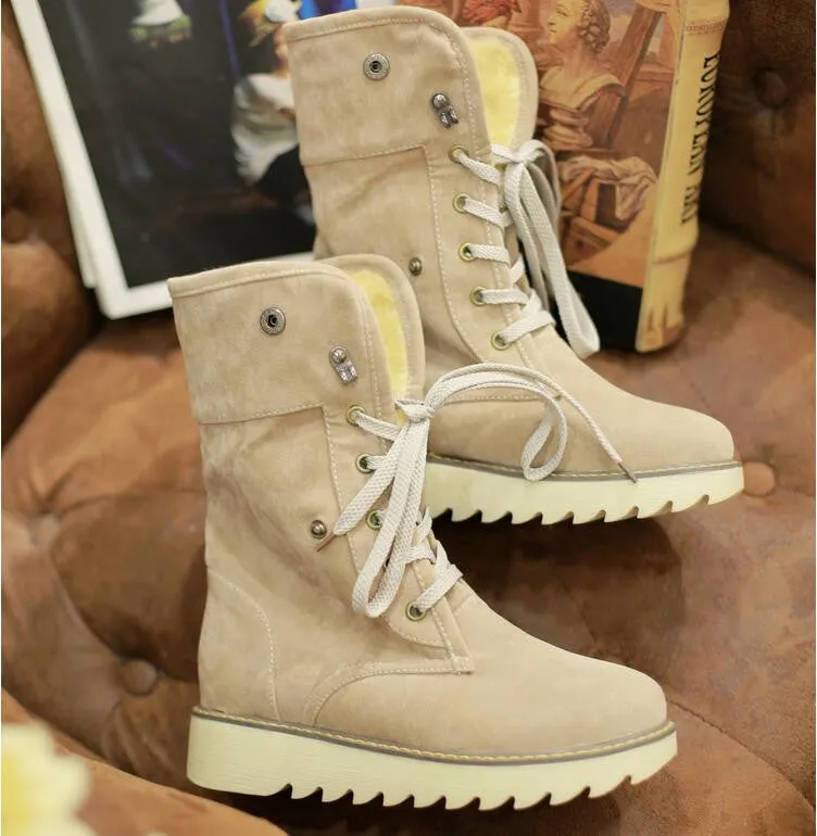 Winter Flat Non-Slip Casual Snow Boots