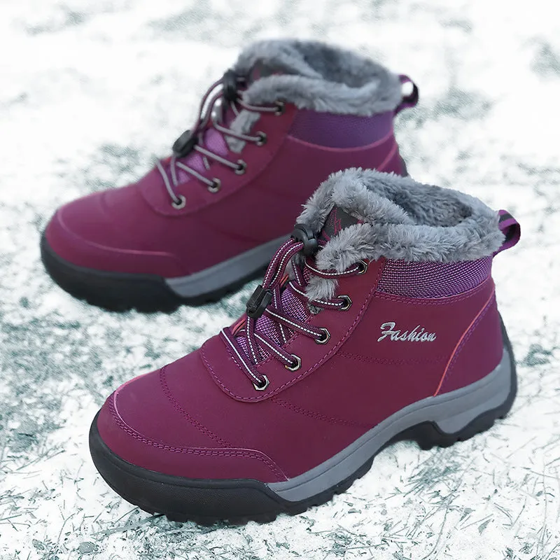 Winter Snow Boots, Cotton Thickening Thermal Cotton Shoes