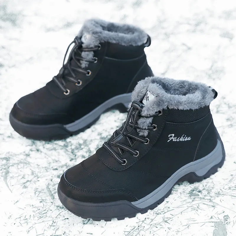 Winter Snow Boots, Cotton Thickening Thermal Cotton Shoes