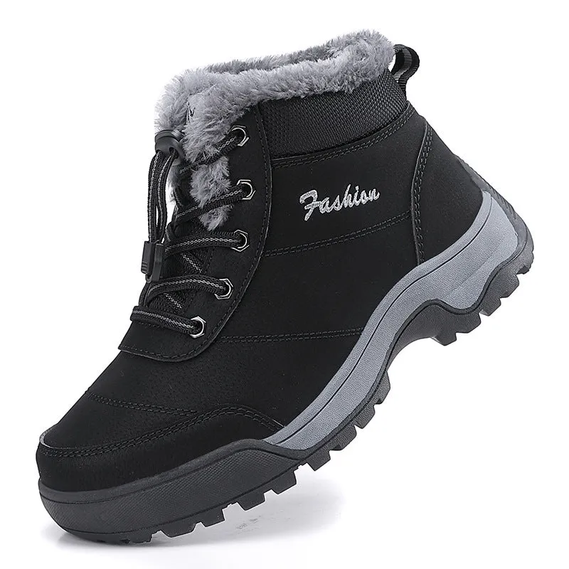 Winter Snow Boots, Cotton Thickening Thermal Cotton Shoes