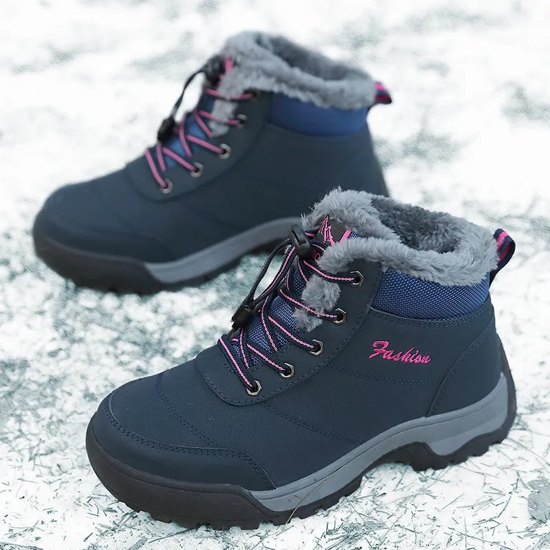 Winter Snow Boots, Cotton Thickening Thermal Cotton Shoes