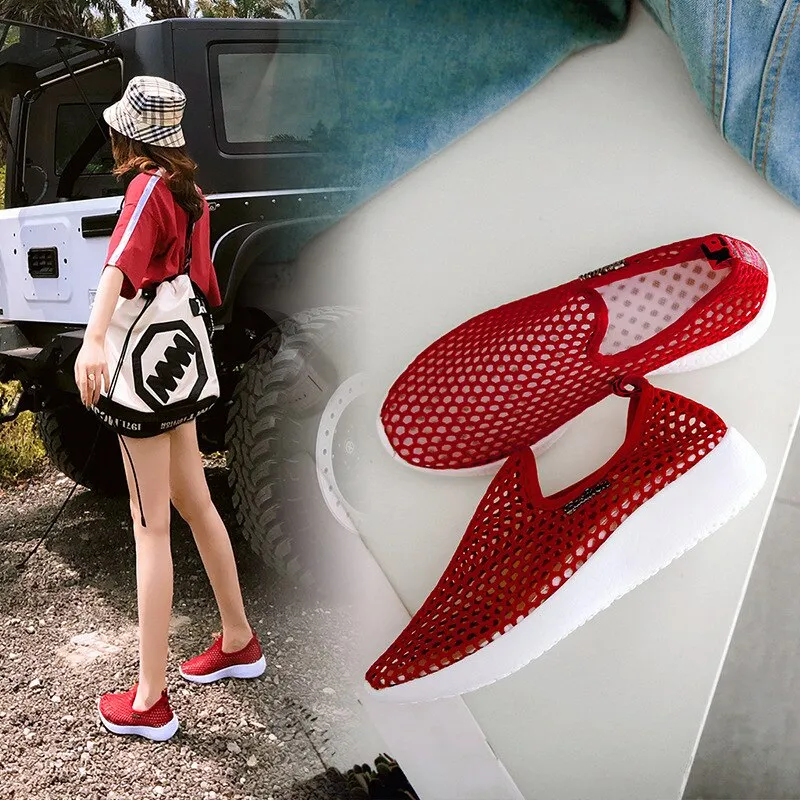 Womens Slip On Breathable Shoes
