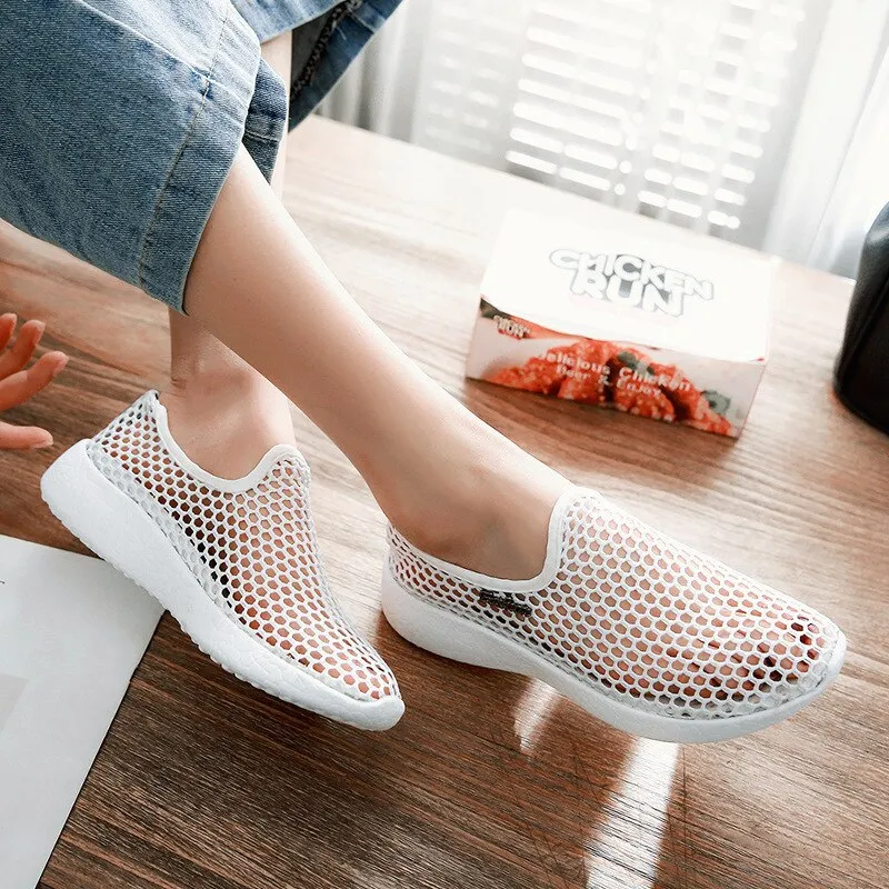 Womens Slip On Breathable Shoes