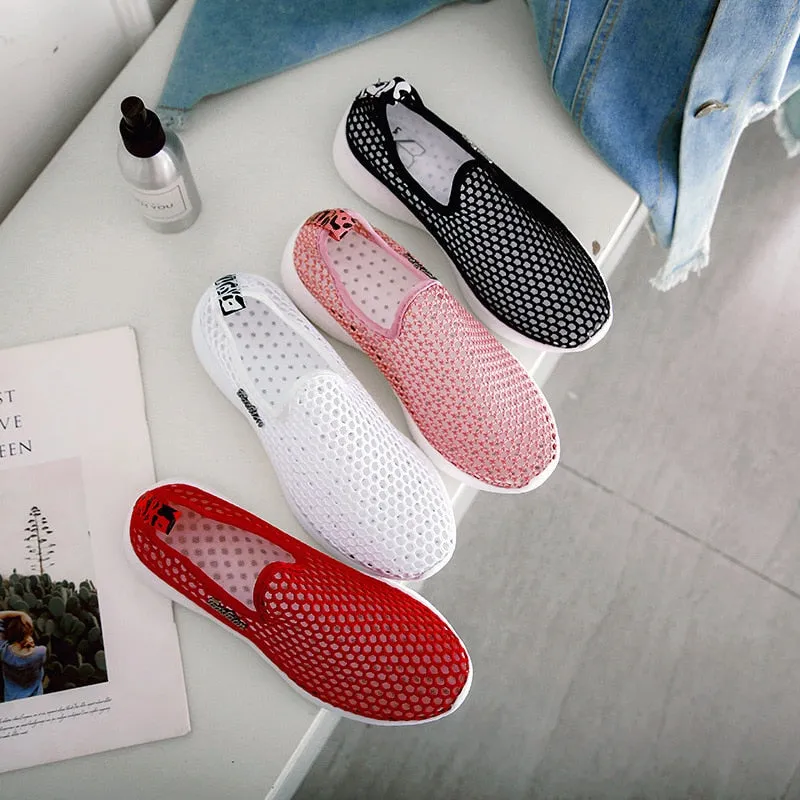 Womens Slip On Breathable Shoes