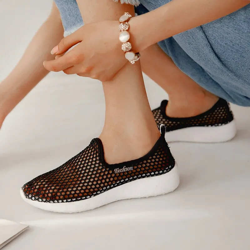 Womens Slip On Breathable Shoes