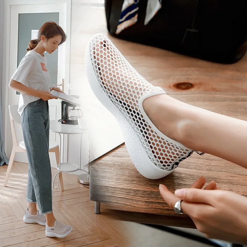 Womens Slip On Breathable Shoes
